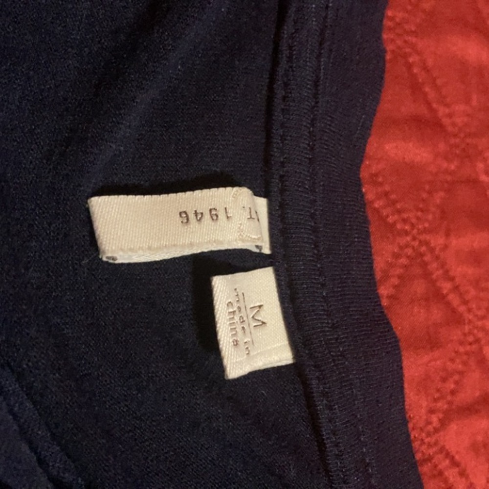 Blue detailed top
